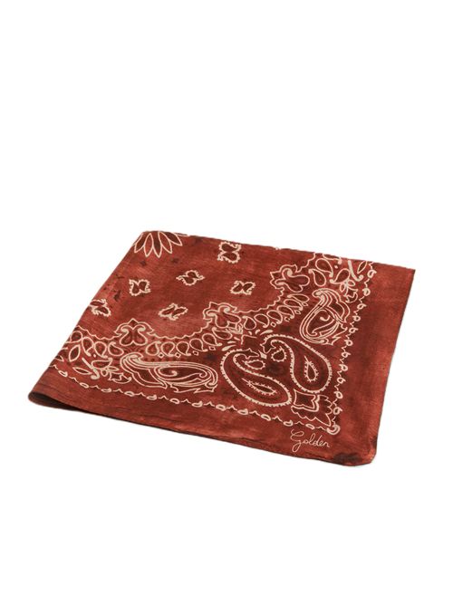 Foulard rosso bordeaux con motivo paisley Golden Goose | GUP01053.P000667.40385SPICED APPLE